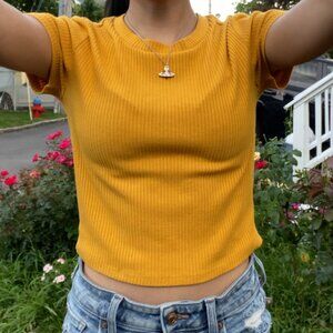 Forever 21 | Yellow Baby Tee